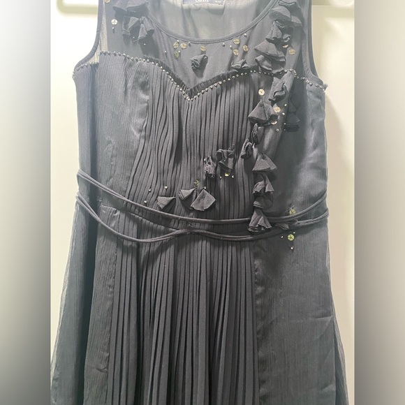 Oasis Black Embellished Midi Dress - Picture 2 of 10